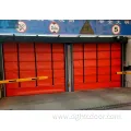 High Speed PVC Stacking Folding Garage Door